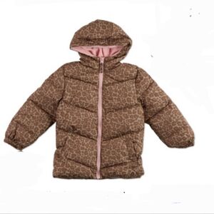 Pink Platinum Girls Puffer Jacket